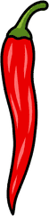 Thai chili illustration